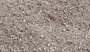A close up of recycled asphalt.
